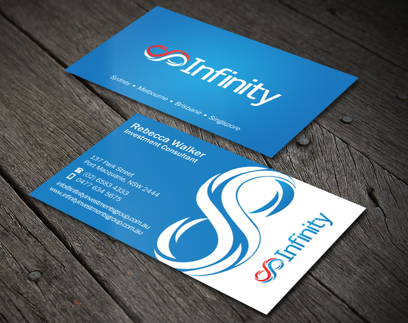 Design de Carte de Visite par chandrayaan.creative pour Infinity Group Australia | Design #11389289