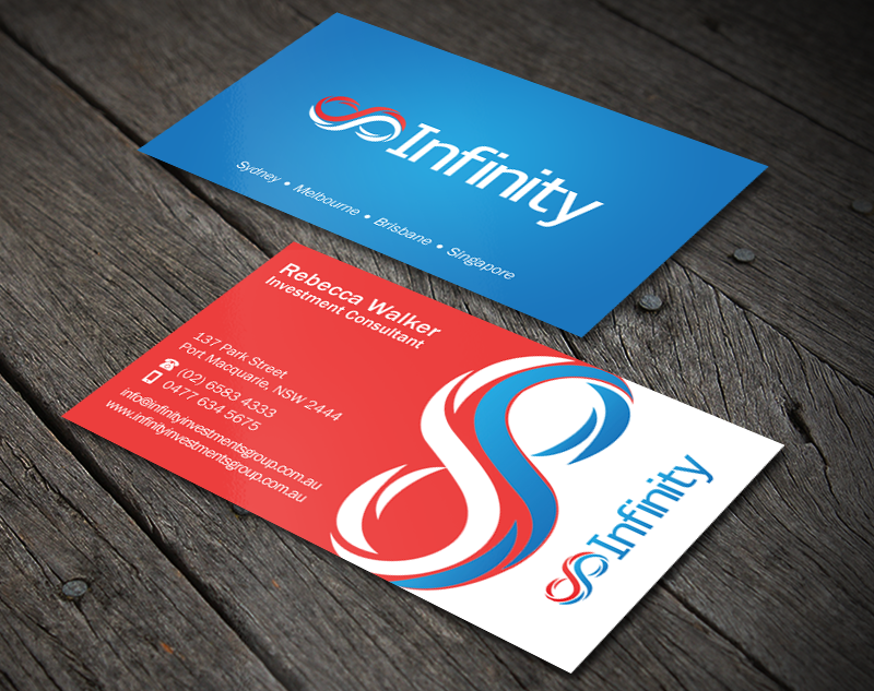 Business Card Design by chandrayaan.creative for Infinity Group Australia | Design #11389291