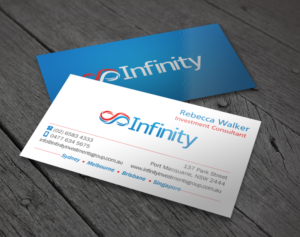 Diseño de Tarjeta de Presentación por chandrayaan.creative para Infinity Group Australia | Diseño: #11389293