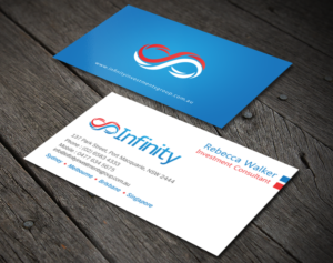 Business Card Design by chandrayaan.creative for Infinity Group Australia | Design: #11389295