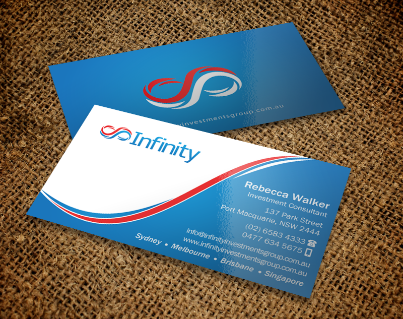 Business Card Design by chandrayaan.creative for Infinity Group Australia | Design #11389299
