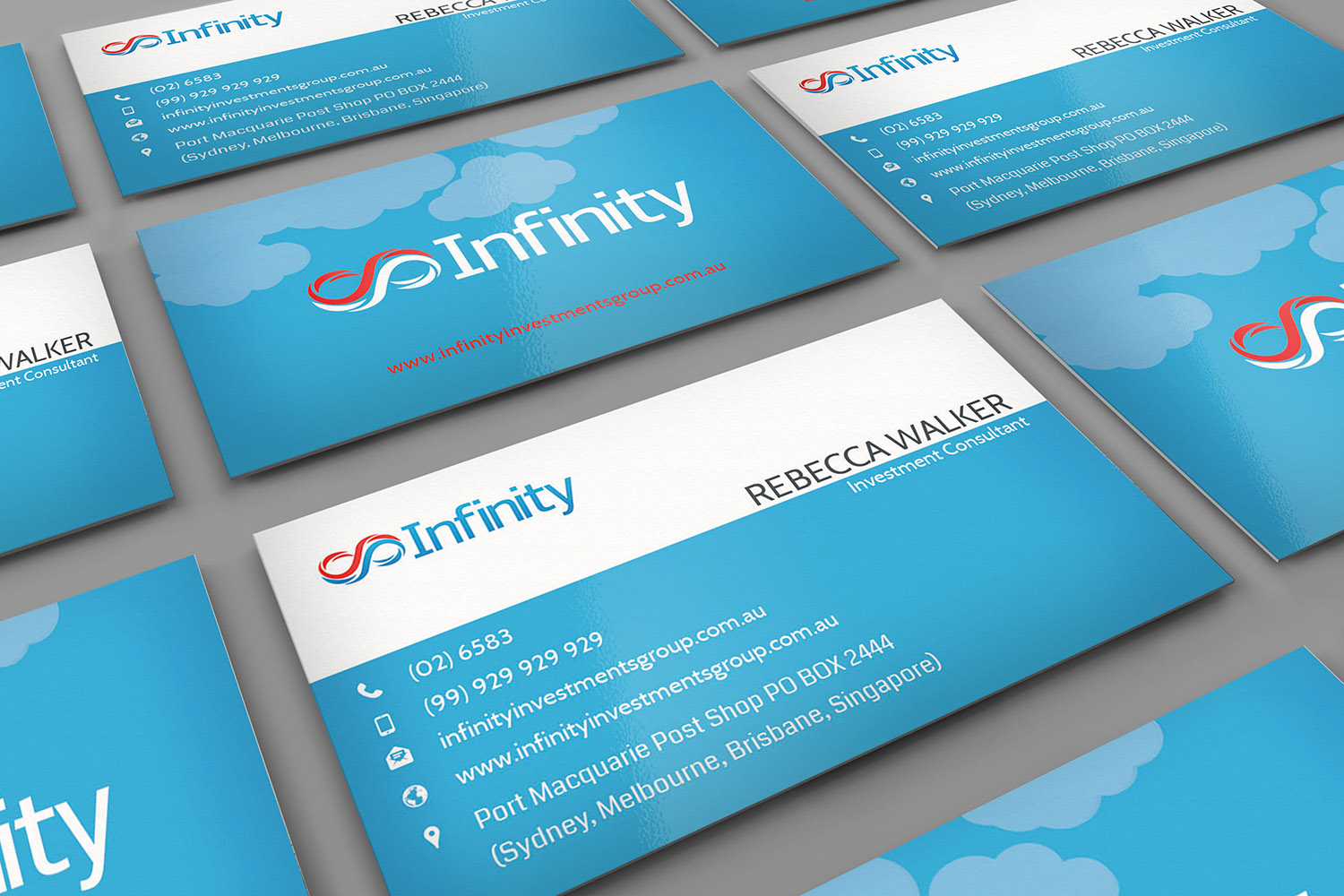Business Card Design by Hammad mir for Infinity Group Australia | Design #11371070