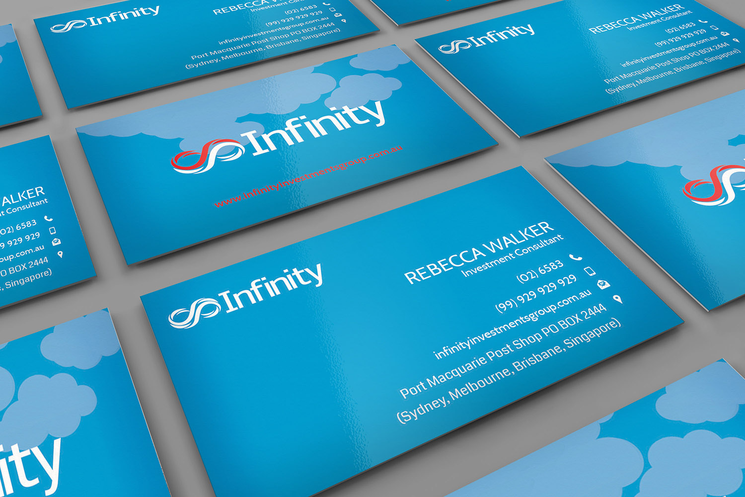 Business Card Design by Hammad mir for Infinity Group Australia | Design #11371083