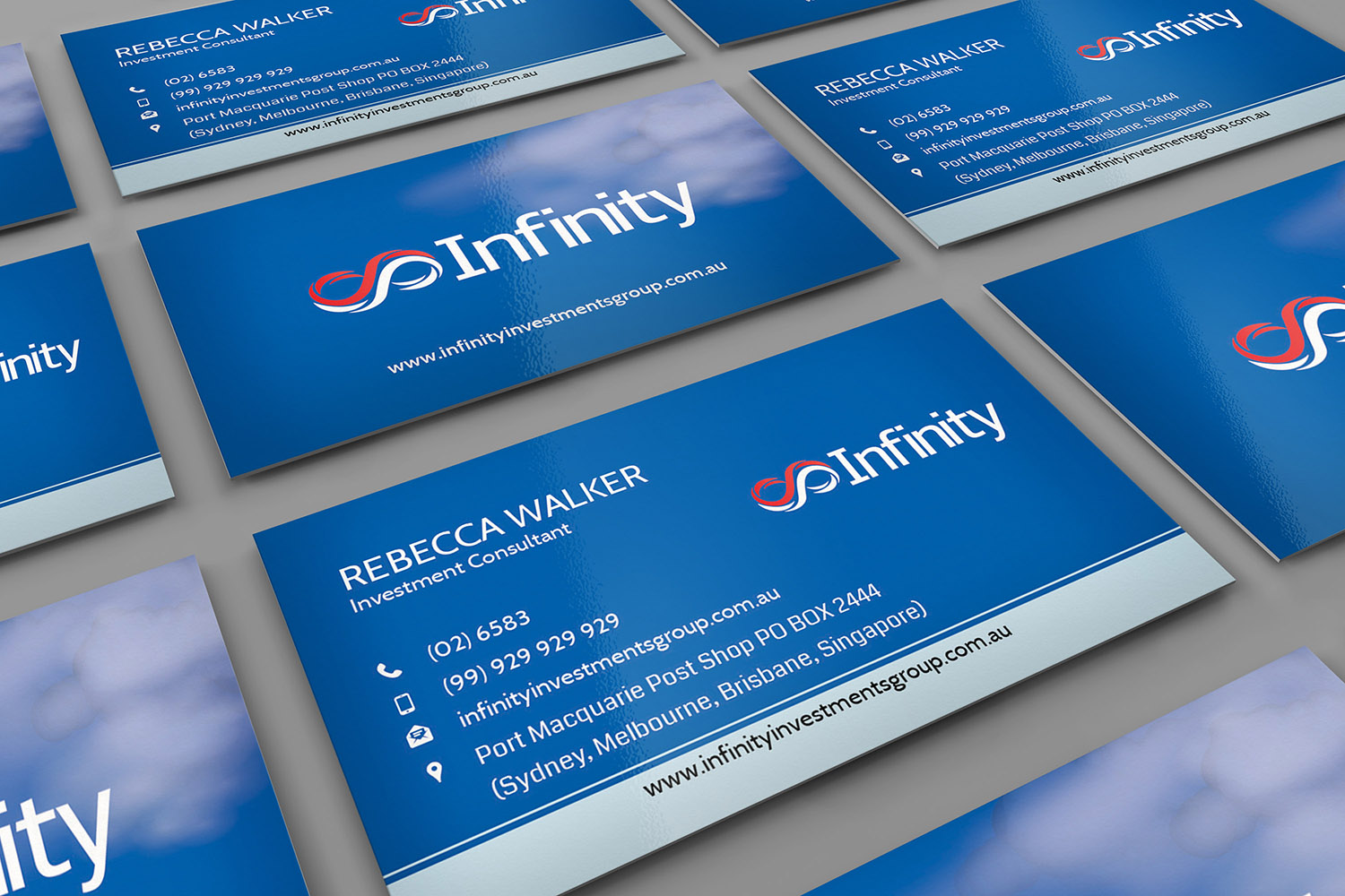 Business Card Design by Hammad mir for Infinity Group Australia | Design #11371088