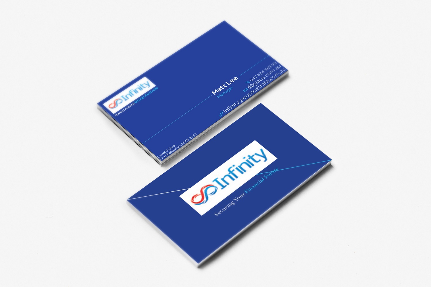 Diseño de Tarjeta de Presentación por Alex Michel para Infinity Group Australia | Diseño #11375934