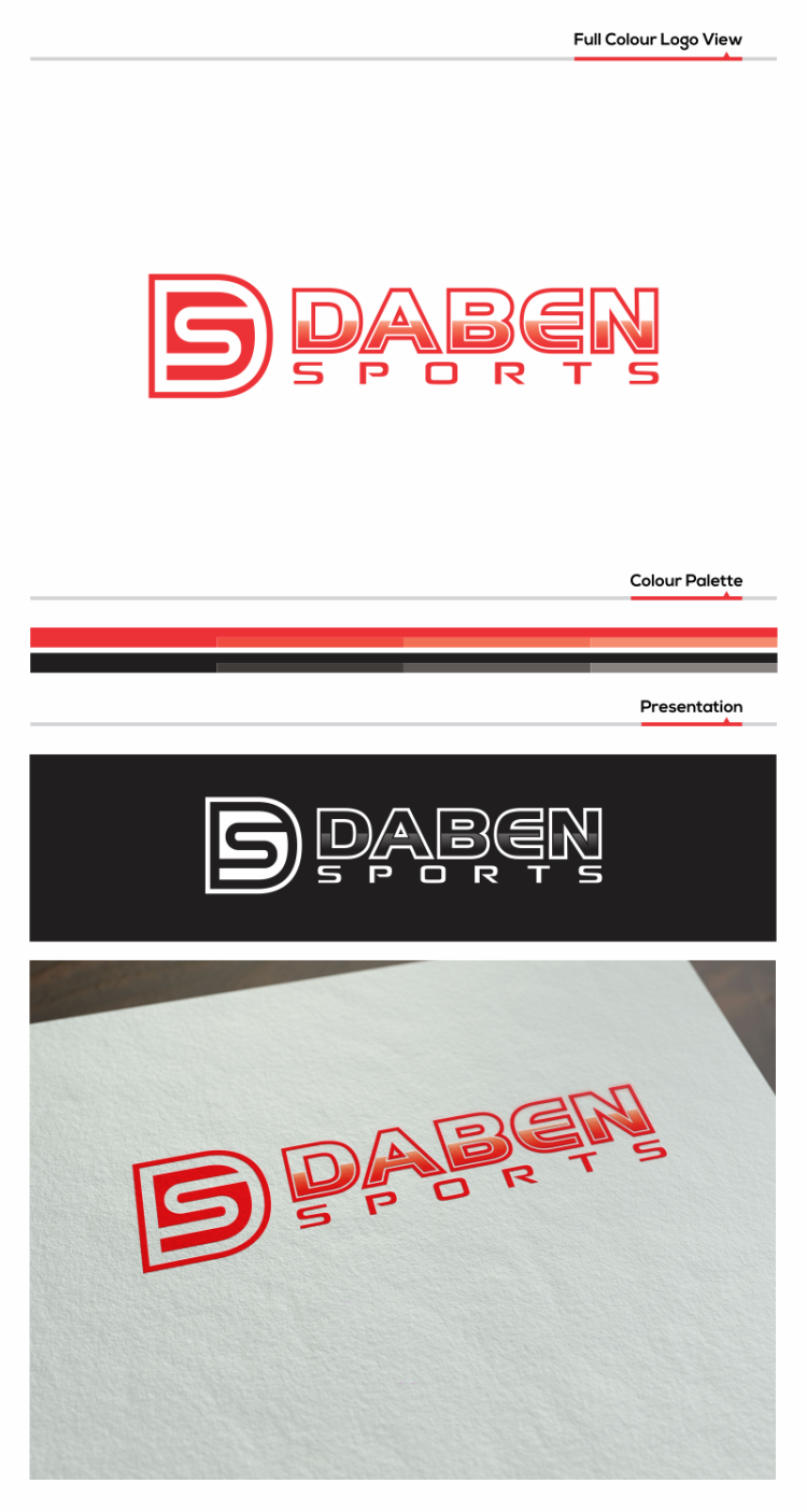 Logo Design by In'Drea. for Daben Sports | Design #11408074