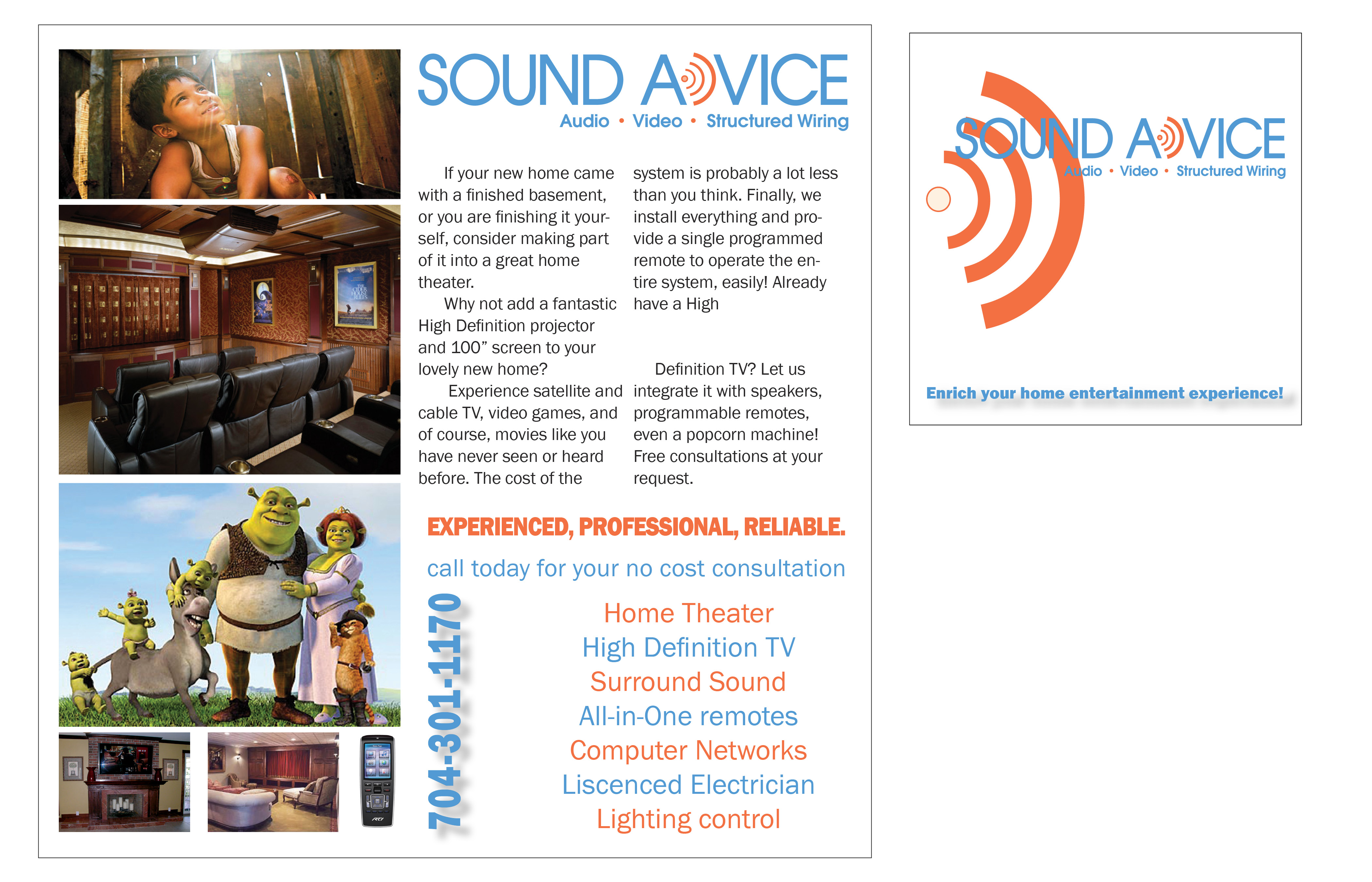 Flyer Design by Kateryna T for Sound Advice | Design #23819