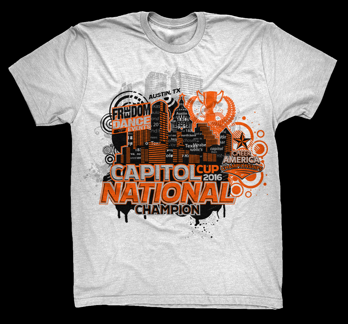 Diseño de Camiseta por CREARTIVE para Cheer America | Diseño #11354705