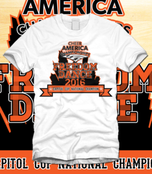Diseño de Camiseta por Club Flyer Studios para Cheer America | Diseño #11396824