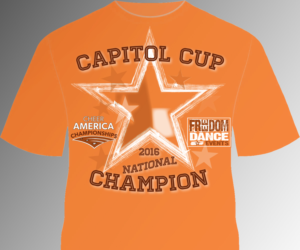 T-shirt Design by YOLOGO for Cheer America | Design: #11379480