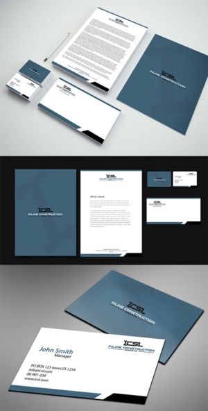 Stationery Design by anshtoyj for Inline Construction Surveys Ltd | Design: #11365634