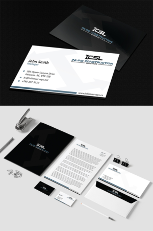 Stationery Design by anshtoyj for Inline Construction Surveys Ltd | Design #11515883