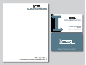 Stationery Design by Verified artistry (Design garden) for Inline Construction Surveys Ltd | Design: #11378393