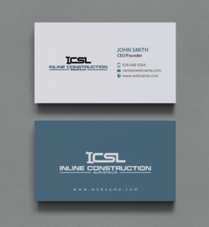 Stationery Design by chandrayaan.creative for Inline Construction Surveys Ltd | Design: #11353144