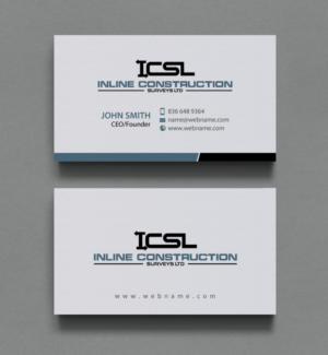 Stationery Design by chandrayaan.creative for Inline Construction Surveys Ltd | Design: #11353148