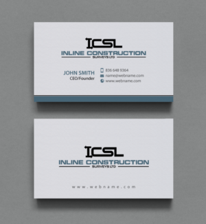 Stationery Design by chandrayaan.creative for Inline Construction Surveys Ltd | Design: #11353149