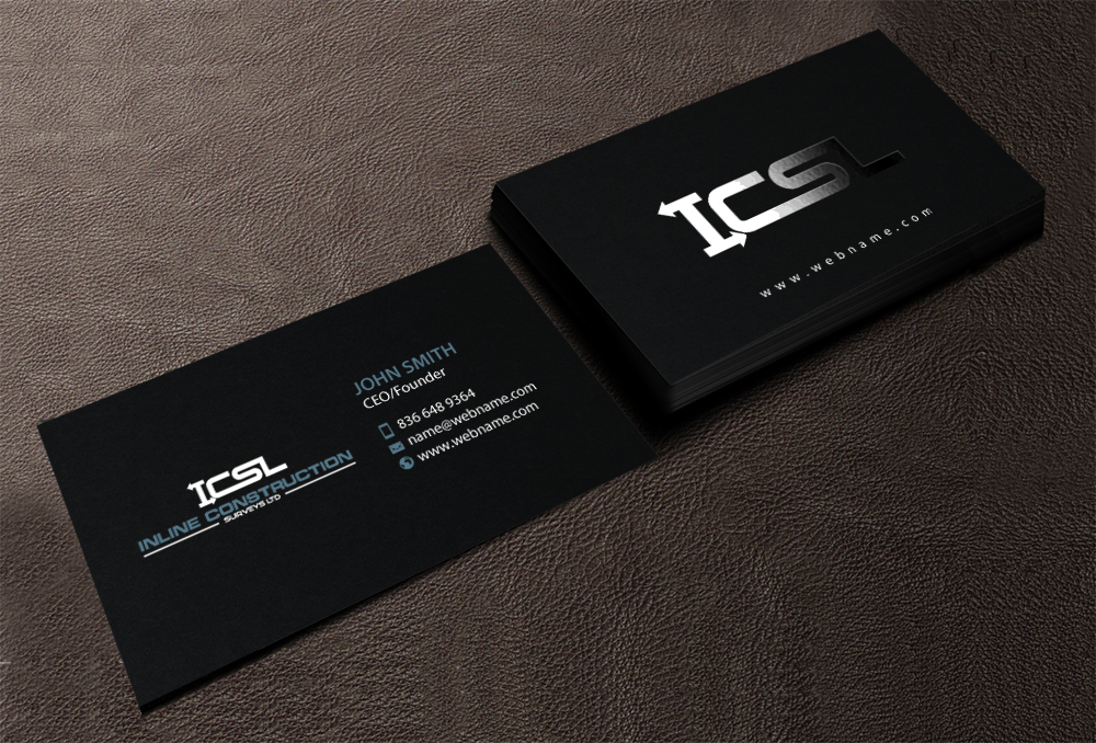 Stationery Design by chandrayaan.creative for Inline Construction Surveys Ltd | Design #11353194