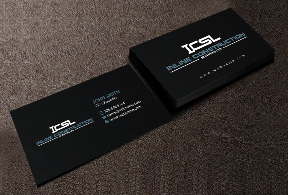 Stationery Design by chandrayaan.creative for Inline Construction Surveys Ltd | Design #11353197