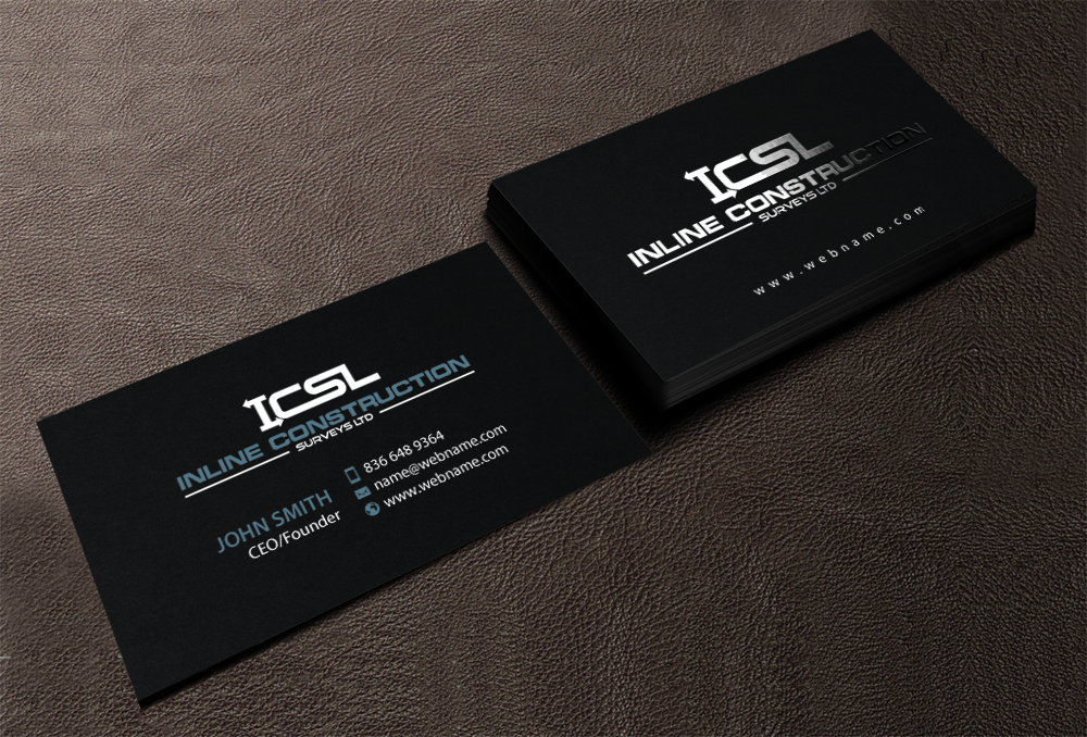 Stationery Design by chandrayaan.creative for Inline Construction Surveys Ltd | Design #11353201