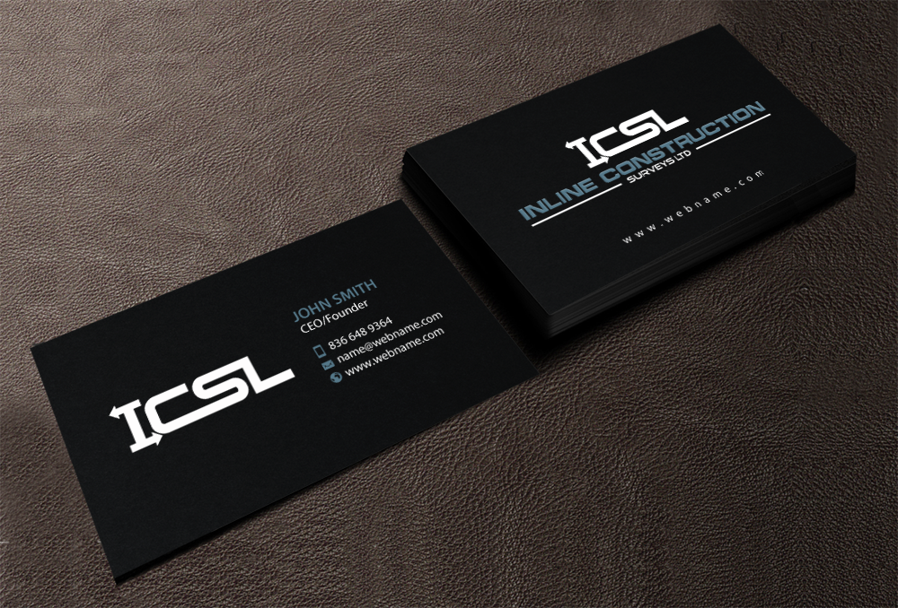 Stationery Design by chandrayaan.creative for Inline Construction Surveys Ltd | Design #11353202