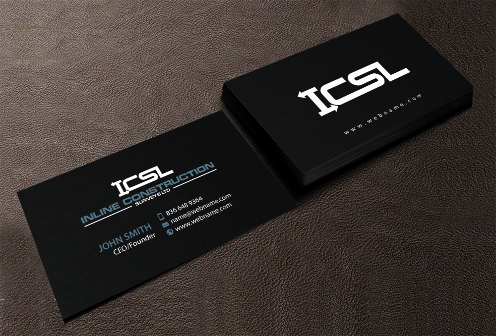 Stationery Design by chandrayaan.creative for Inline Construction Surveys Ltd | Design #11353208