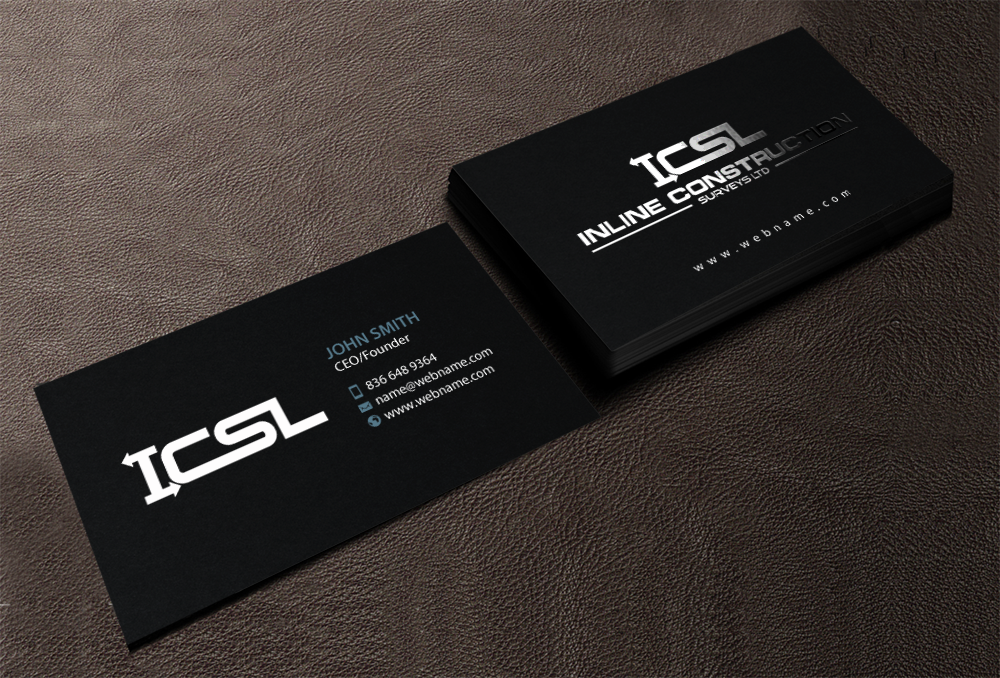 Stationery Design by chandrayaan.creative for Inline Construction Surveys Ltd | Design #11353209