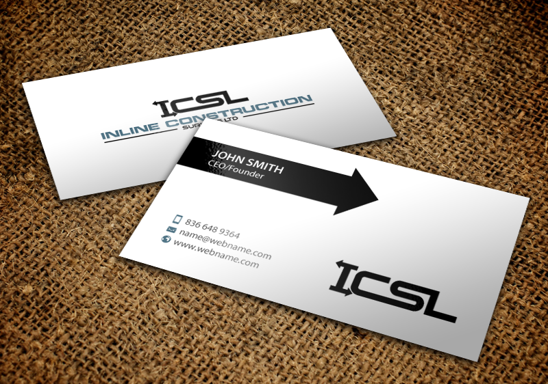 Stationery Design by chandrayaan.creative for Inline Construction Surveys Ltd | Design #11360375