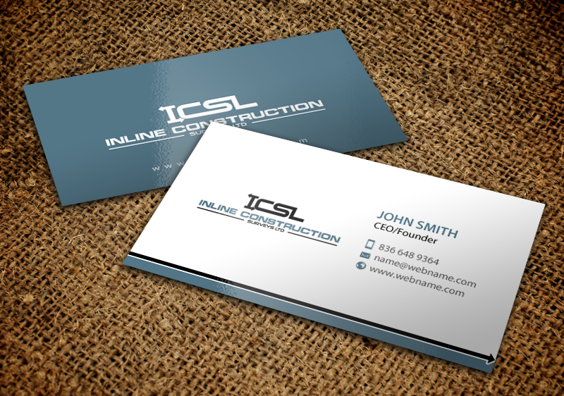 Stationery Design by chandrayaan.creative for Inline Construction Surveys Ltd | Design #11360376