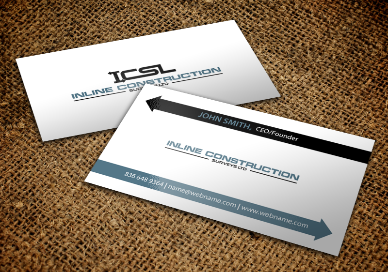 Stationery Design by chandrayaan.creative for Inline Construction Surveys Ltd | Design #11360396