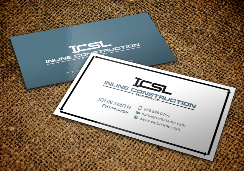Stationery Design by chandrayaan.creative for Inline Construction Surveys Ltd | Design #11360397