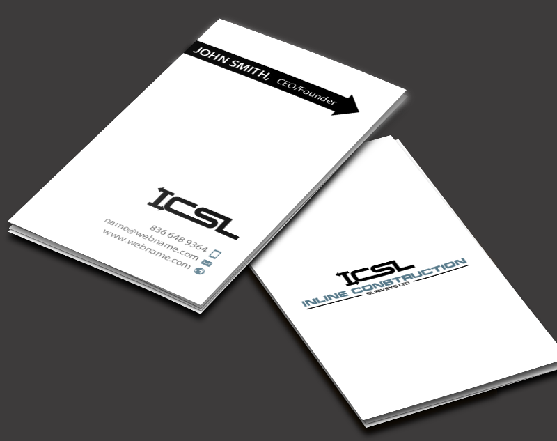 Diseño de Papelería por chandrayaan.creative para Inline Construction Surveys Ltd | Diseño #11360398