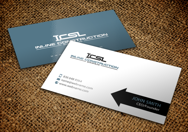 Stationery Design by chandrayaan.creative for Inline Construction Surveys Ltd | Design #11360399