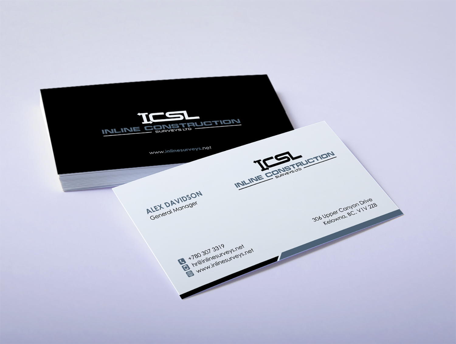 Stationery Design by logodentity for Inline Construction Surveys Ltd | Design #11359512