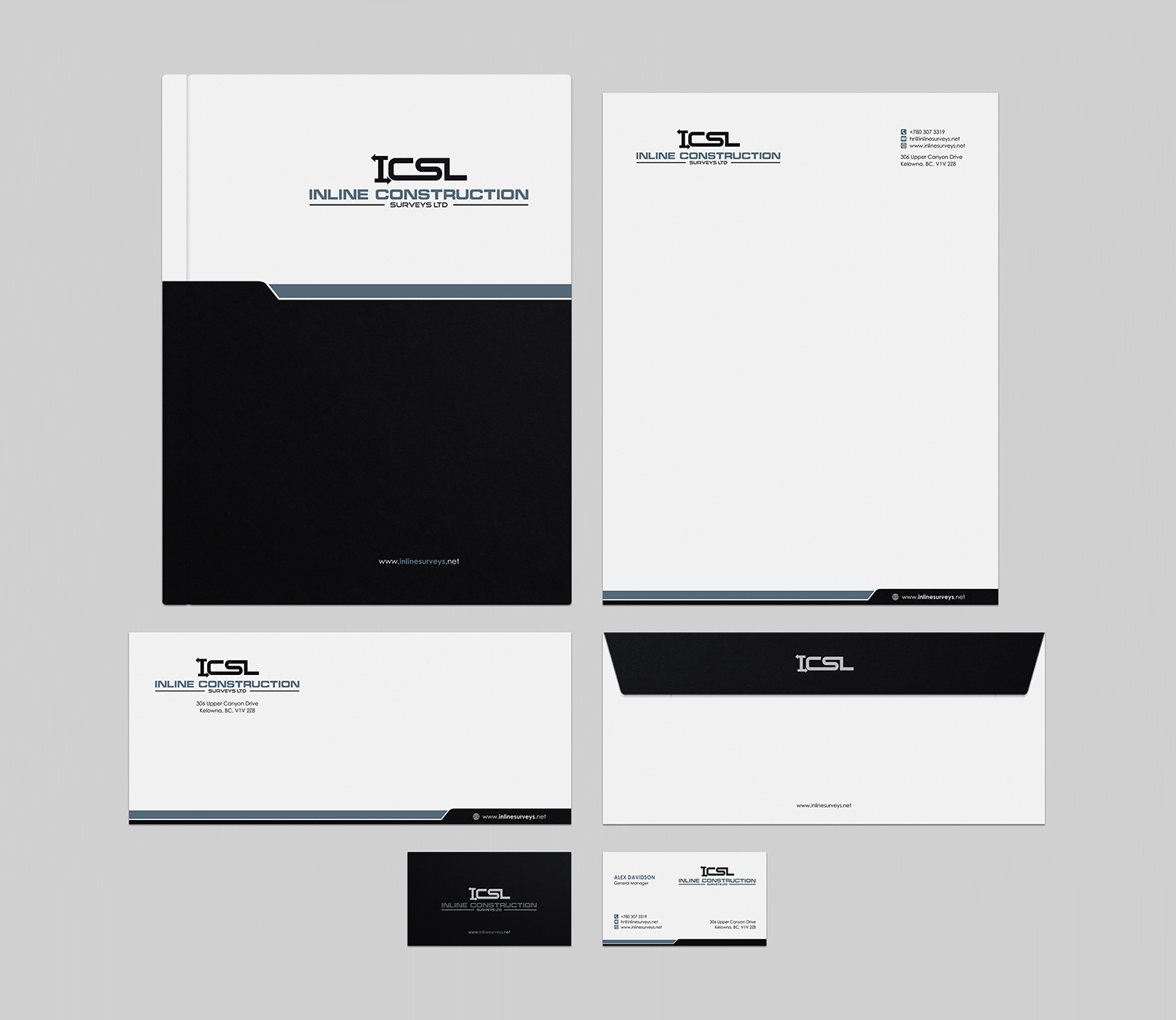 Stationery Design by logodentity for Inline Construction Surveys Ltd | Design #11359678