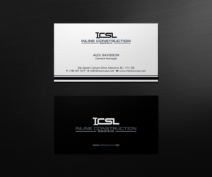 Stationery Design by logodentity for Inline Construction Surveys Ltd | Design: #11360371