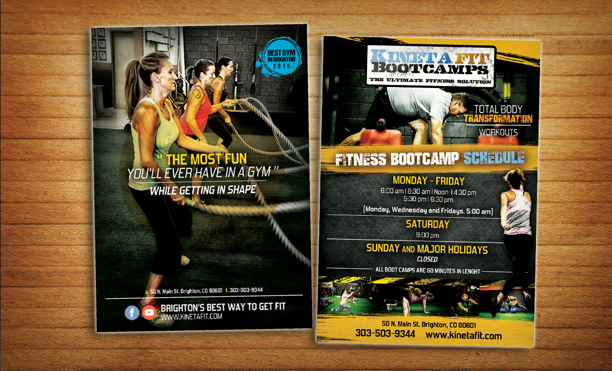 Flyer Design by alessandroevge for Kinetafit | Design #11348068