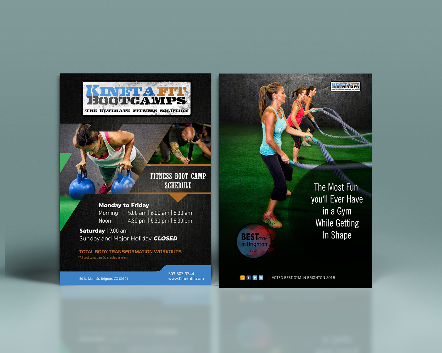 Flyer Design by Gfx.26™ for Kinetafit | Design #11351451
