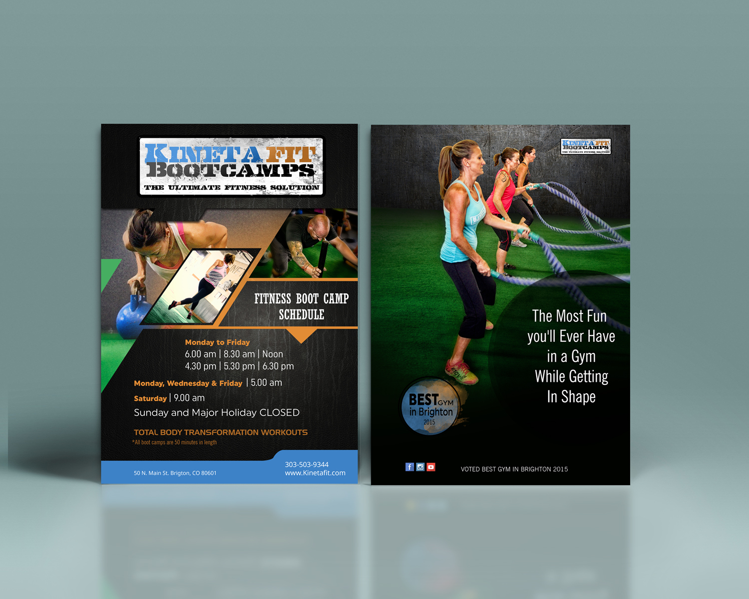 Flyer Design by Gfx.26™ for Kinetafit | Design #11354817