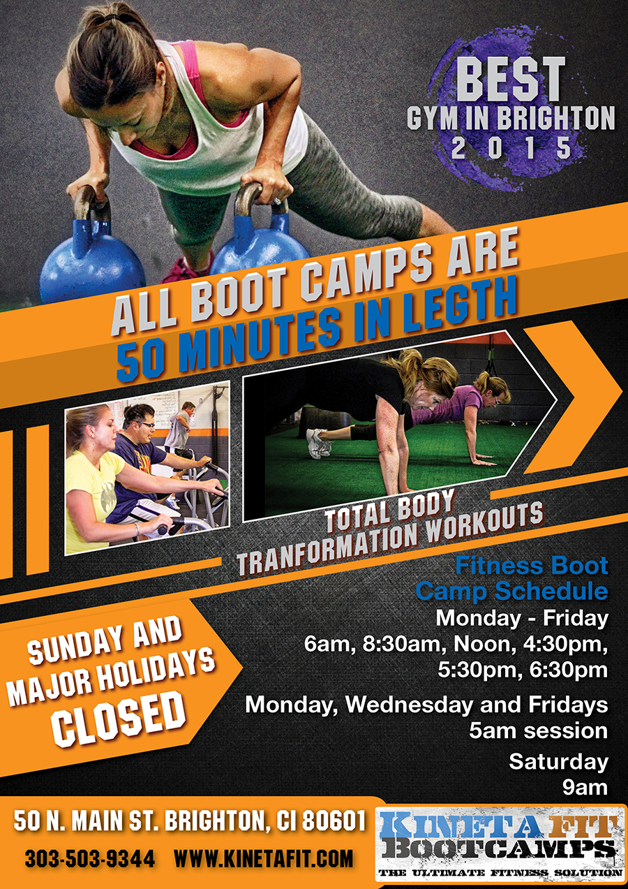 Flyer Design by Alvin24 for Kinetafit | Design #11350112