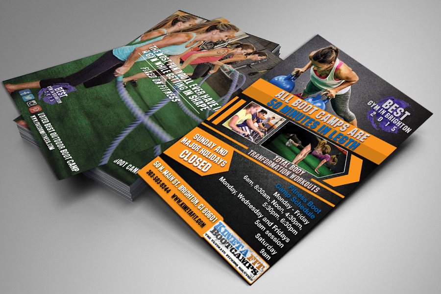 Flyer Design by Alvin24 for Kinetafit | Design #11350113