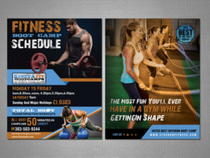 Design de Flyer par creative.bugs pour Kinetafit | Design : #11359997