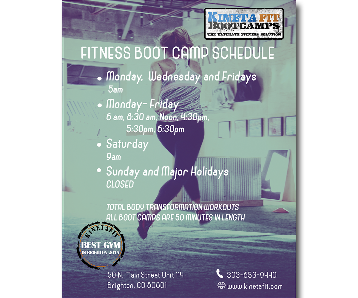 Flyer Design by designemmi for Kinetafit | Design #11375607