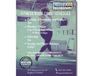 Design de Flyer par designemmi pour Kinetafit | Design : #11375607