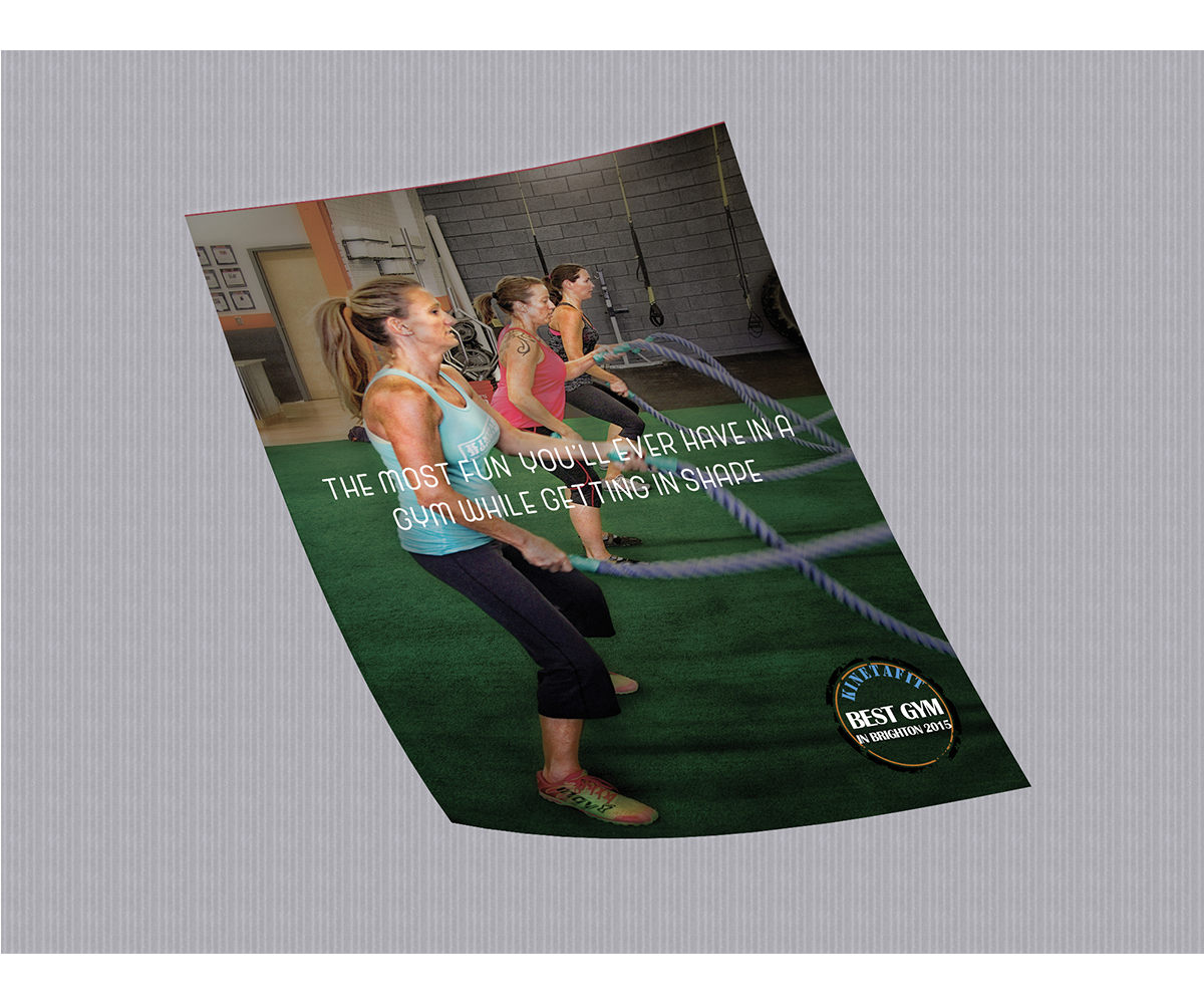 Flyer Design by designemmi for Kinetafit | Design #11375608