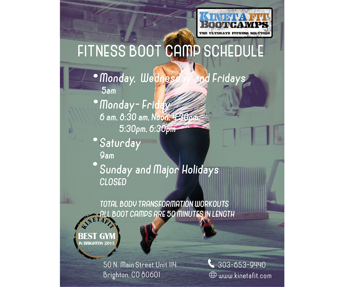 Flyer Design by designemmi for Kinetafit | Design #11377387