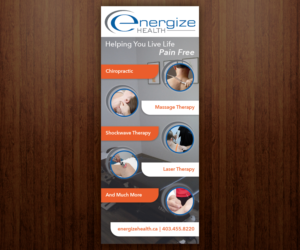 Multi Disciplinary Health Clinic Needs a Pop Up Banner | Diseño de Señalética por nreimer