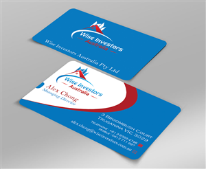 Diseño de Tarjeta de Presentación por Harshan para Wise Investors Australia Pty Ltd | Diseño: #2341837