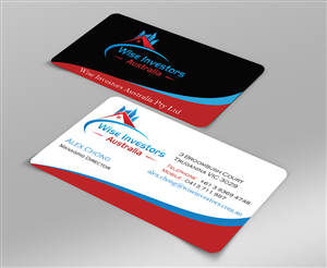 Diseño de Tarjeta de Presentación por Harshan para Wise Investors Australia Pty Ltd | Diseño: #2341955