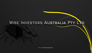 Diseño de Tarjeta de Presentación por ncmax para Wise Investors Australia Pty Ltd | Diseño #2316351