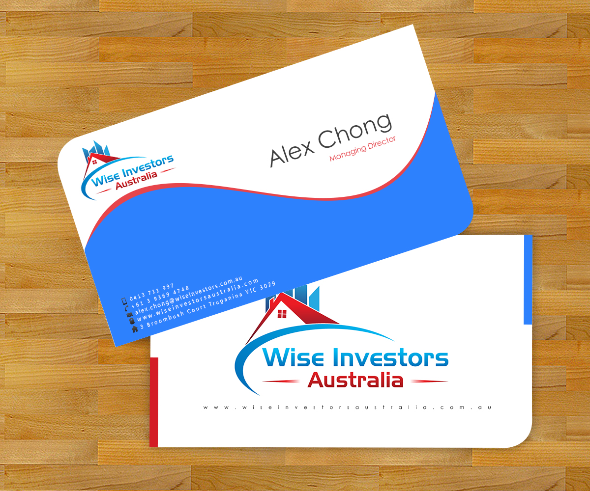 Business Card Design by Osama Bin Ishrat for Wise Investors Australia Pty Ltd | Design #2331017